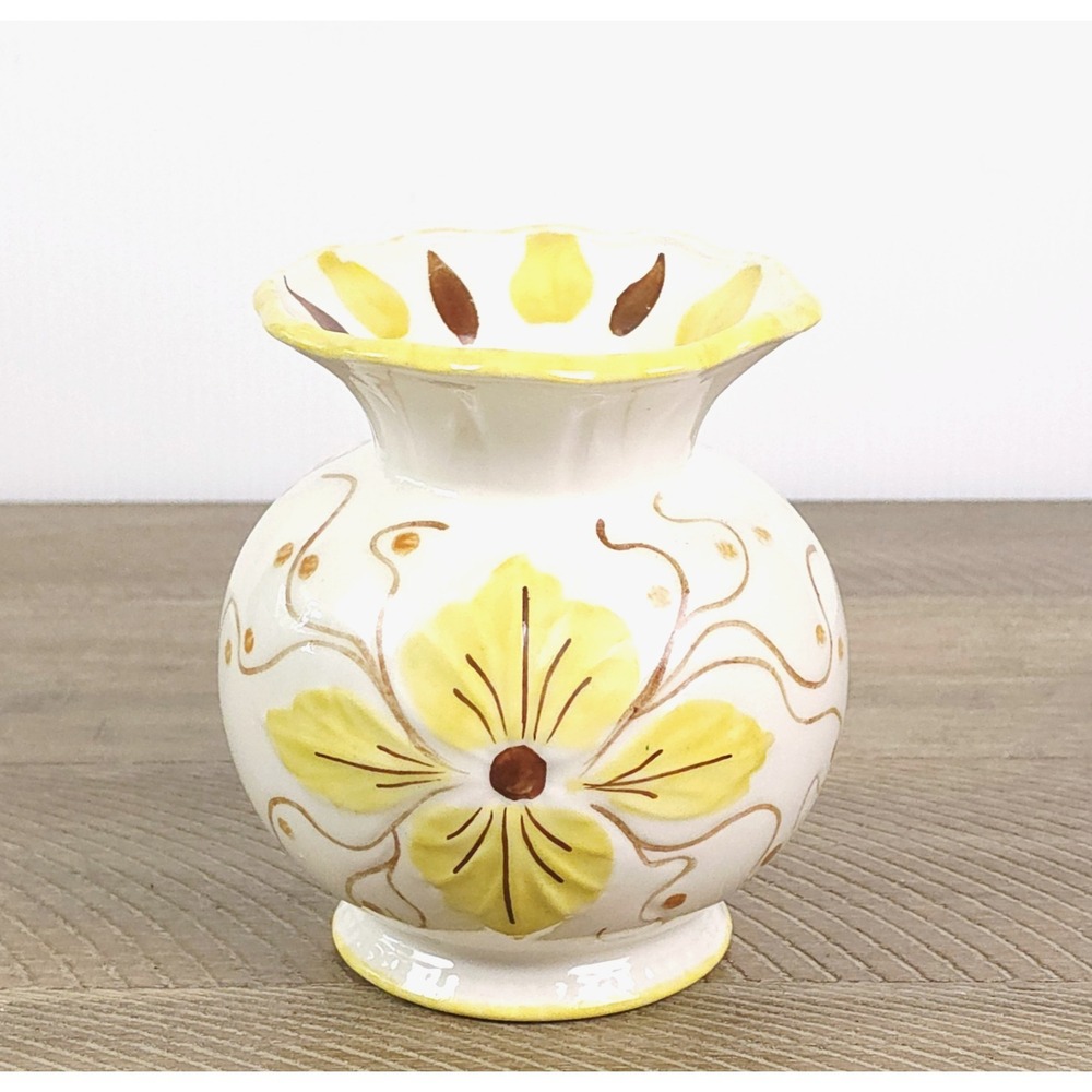Blue Ridge Southern Potteries Vase Floral Signed‎
